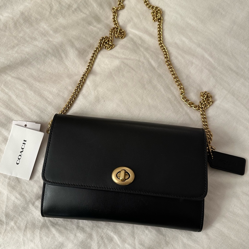 COACH MARLOW TURLOCK CROSSBODY BLACK